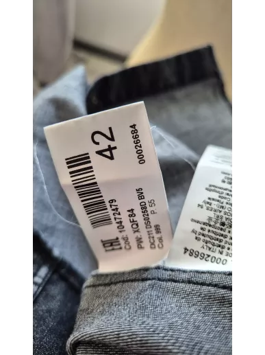 Dondup koszula jeansowa czarna denim western fit Made in Italy r. 38 polski