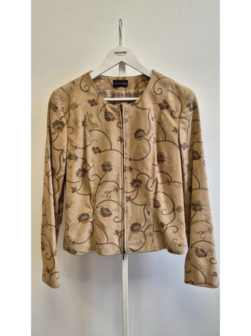 Rena Lange kurtka z irchy haft kwiatowy r.38 – Stylowy Komis