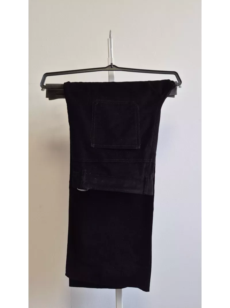 Aksamitne spodnie ’S MaxMara czarne r. 46 (PL 42) | Stylowy Komis