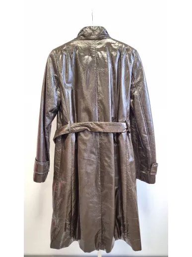 Płaszcz skórzany HEXELINE  połysk r. 40 | Stylowy Komis