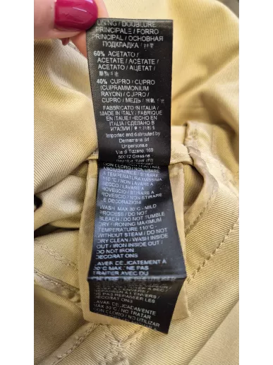 Ermanno Scervino beżowa marynarka zdobiona kryształami – Stylowy Komis