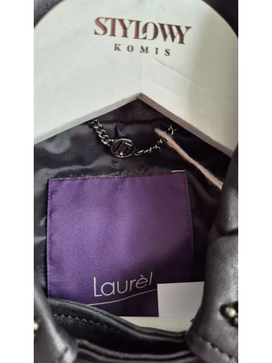 Skórzana kurtka Laurel z ćwiekami czarna ramoneska | Stylowy Komis