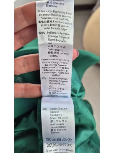 Elisabetta Franchi zielony żakiet dwurzędowy – Stylowy Komis