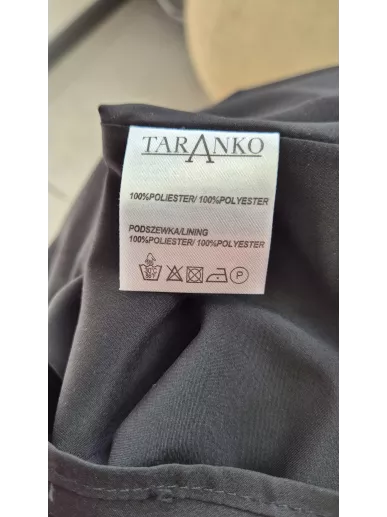 Czarna sukienka midi z perełkami Taranko 36 – Stylowy Komis