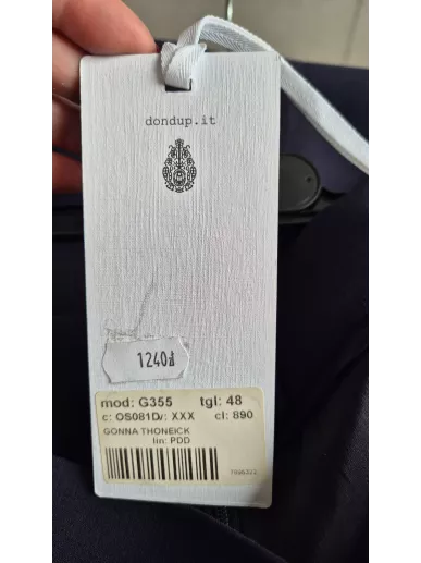 Spódnica Dondup granatowa ołówkowa | Stylowy Komis