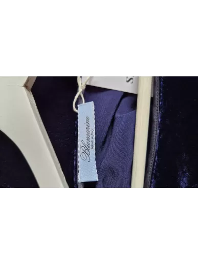 Sukienka Blumarine welurowa granatowa | Stylowy Komis