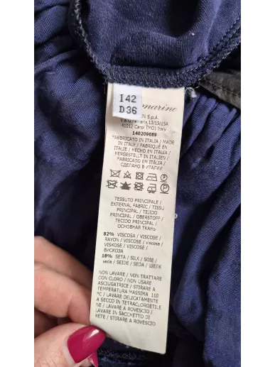 Sukienka Blumarine welurowa granatowa | Stylowy Komis