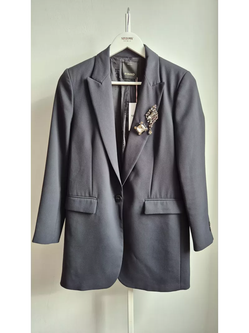 Marynarka Pinko z broszkami Made in Italy | Stylowy Komis
