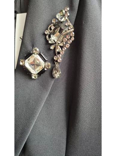 Marynarka Pinko z broszkami Made in Italy | Stylowy Komis