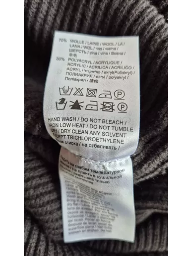 Sukienka wełniana LUISA CERANO grafit r. 38 | Stylowy Komis