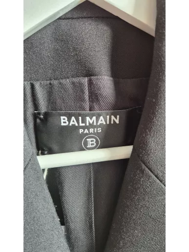 Marynarka BALMAIN czarna złote guziki r. 38 | Stylowy Komis