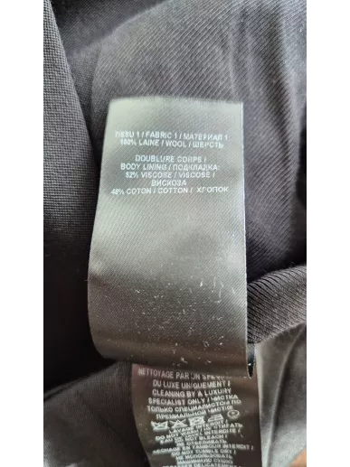 Marynarka BALMAIN czarna złote guziki r. 38 | Stylowy Komis