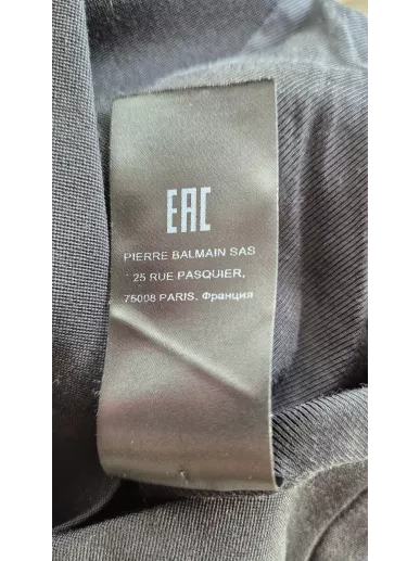 Marynarka BALMAIN czarna złote guziki r. 38 | Stylowy Komis