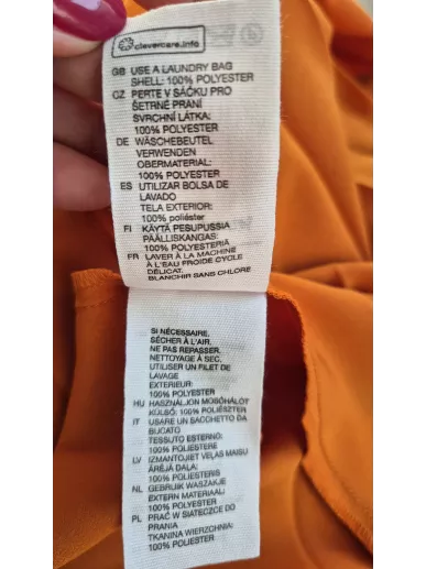 & Other Stories Paris Atelier pomarańczowa plisowana sukienka midi