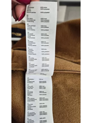 Marynarka Maje Paris camel z paskiem 36/38 – Stylowy Komis