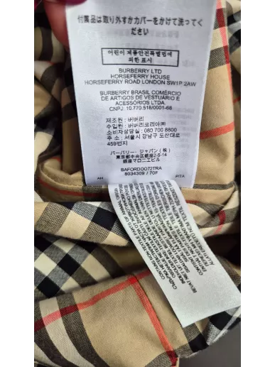 Limitowany trencz Burberry Heritage Check 36 – Stylowy Komis