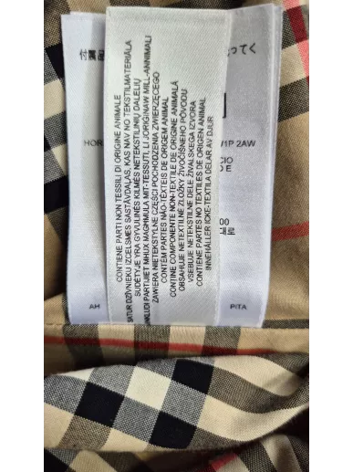 Limitowany trencz Burberry Heritage Check 36 – Stylowy Komis