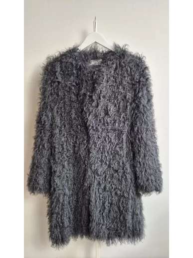 Meteo by Yves Salomon – płaszcz z futra jagnięcego Kalgan