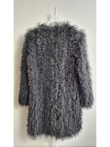 Meteo by Yves Salomon – płaszcz z futra jagnięcego Kalgan