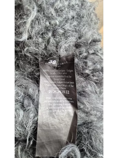 Meteo by Yves Salomon – płaszcz z futra jagnięcego Kalgan