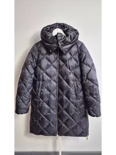 Marella kurtka puchowa czarna – luksusowy model z naturalnym puchem