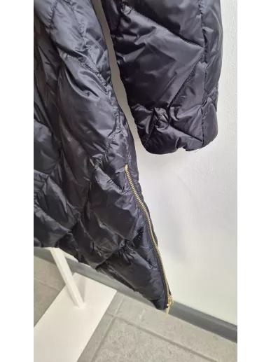 Marella kurtka puchowa czarna – luksusowy model z naturalnym puchem