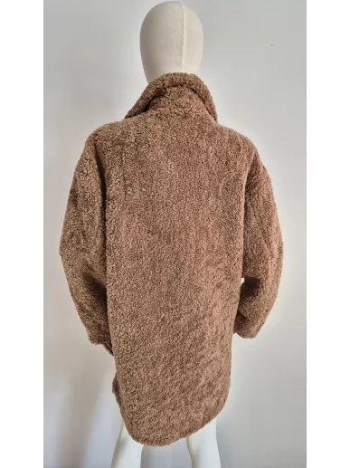 P.A.R.O.S.H. płaszcz karmelowy – luksusowy model w Stylowym Komis