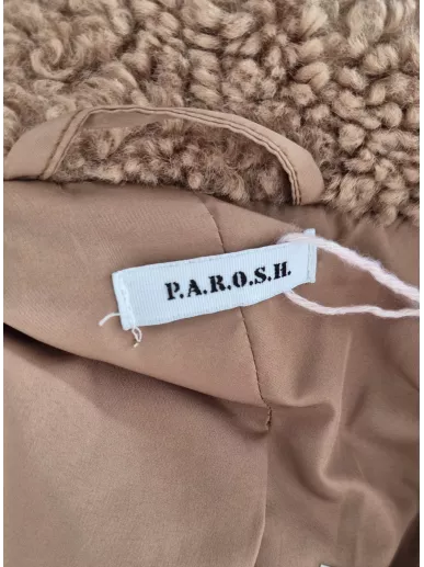 P.A.R.O.S.H. płaszcz karmelowy – luksusowy model w Stylowym Komis
