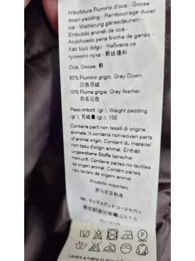 Marina Rinaldi Voyage puchowy płaszcz – Stylowy Komis