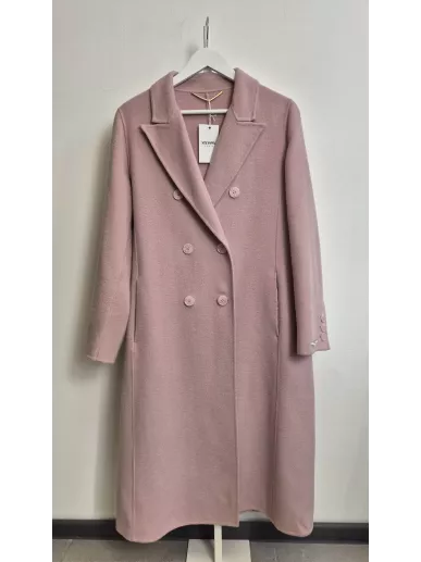 Marella płaszcz nowy z metkami 60% wełna pudrowy róż 42 IT