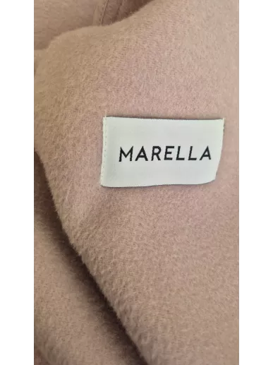 Marella płaszcz nowy z metkami 60% wełna pudrowy róż 42 IT