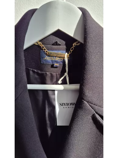 Czarny płaszcz Luisa Spagnoli Sindaco – Stylowy Komis