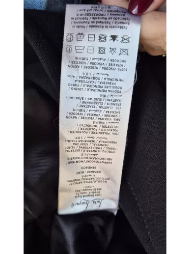 Czarny płaszcz Luisa Spagnoli Sindaco – Stylowy Komis