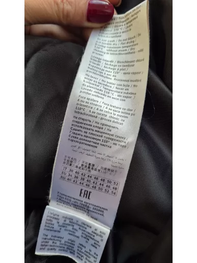 Czarny płaszcz Luisa Spagnoli Sindaco – Stylowy Komis