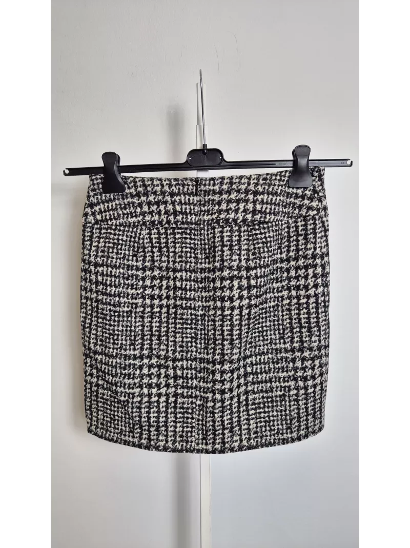 Hugo Boss spódnica mini w pepitkę  HUGO