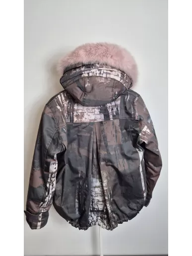 Wild Arctic kurtka z futrem lisa i odpinaną podpinką Made in Italy