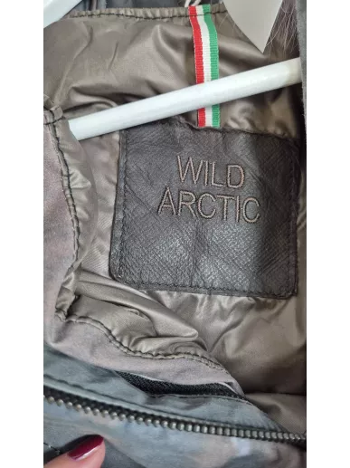 Wild Arctic kurtka z futrem lisa i odpinaną podpinką Made in Italy