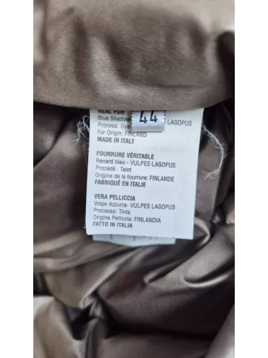 Wild Arctic kurtka z futrem lisa i odpinaną podpinką Made in Italy