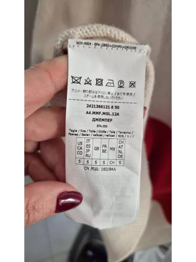 Sweter MaxMara 1951 z wełny i kaszmiru nowy z metką