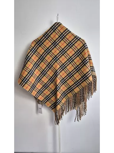 Burberry chusta kaszmirowa dwustronna w kratę 164x82 cm – Stylowy Komi