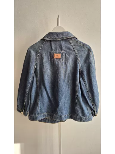 Kurtka jeansowa Elisabetta Franchi Jeans 42 IT– Stylowy Komis