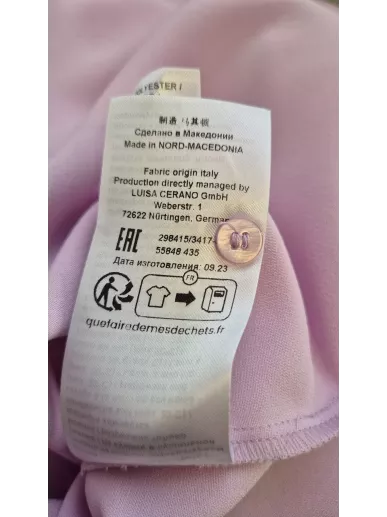 Luisa Cerano bluzka liliowa 38 – moda premium | StylowyKomis.pl