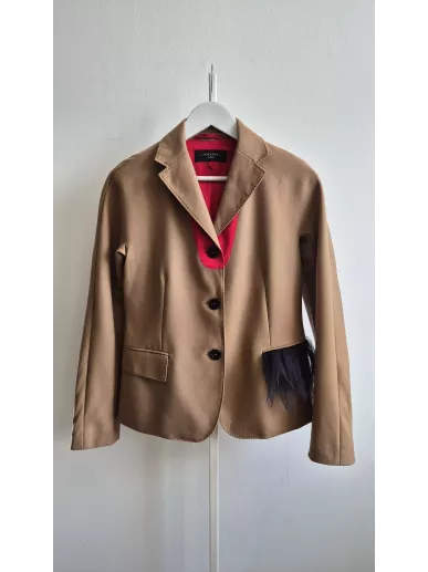 Weekend MaxMara marynarka z virgin wool camel limitowana – roz 38 PL