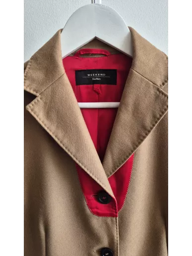 Weekend MaxMara marynarka z virgin wool camel limitowana – roz 38 PL