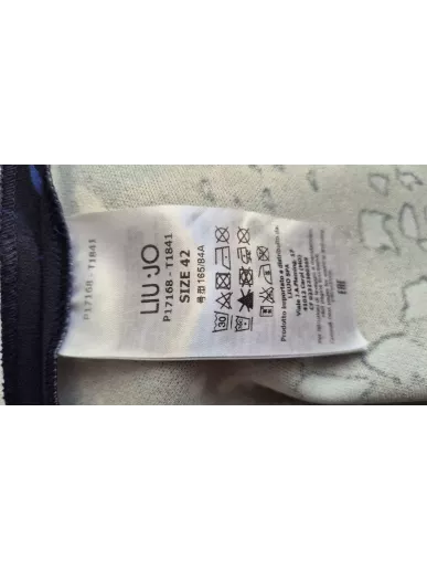 Liu Jo sukienka granatowa w print, r. 36PL – premium second-hand