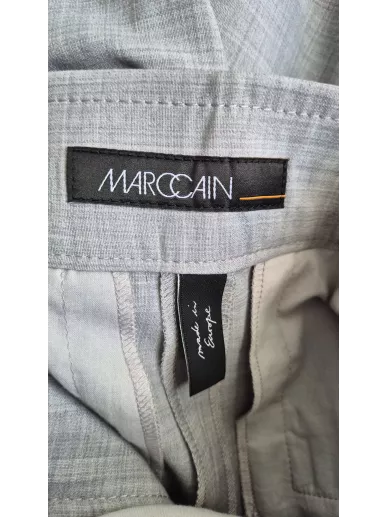 Szare spodnie Marc Cain Wichita wide leg – wełna dziewicza | Stylowy K