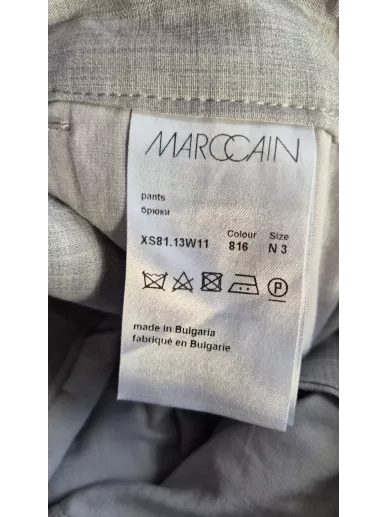 Szare spodnie Marc Cain Wichita wide leg – wełna dziewicza | Stylowy K