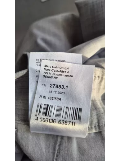 Szare spodnie Marc Cain Wichita wide leg – wełna dziewicza | Stylowy K