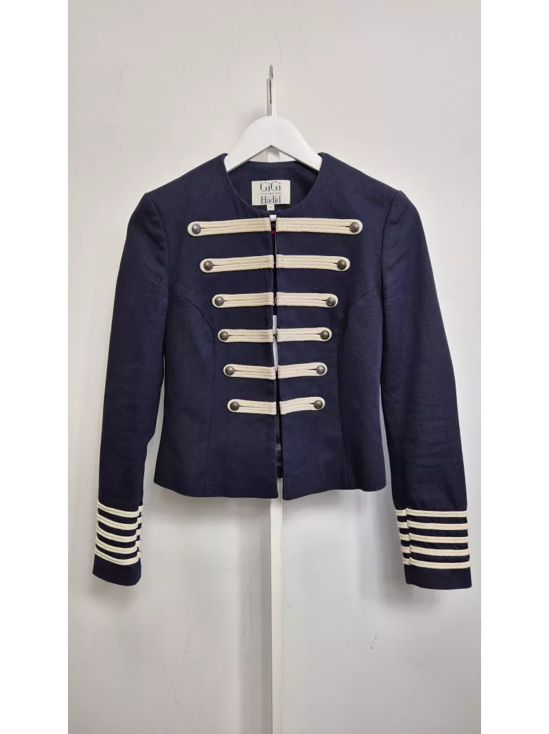 Marynarka Gigi Hadid Tommy Hilfiger militarna granatowa | Stylowy Komi