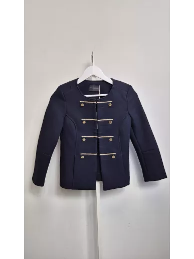 Marynarka Atos Lombardini militarna granatowa | Stylowy Komis